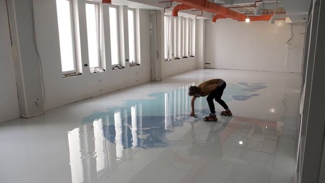 Эпоксидный декоративный пол - технология смотреть онлайн