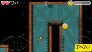 Red Ball 4, часть 5. Подземные ходы. Прохождение на время. :-)