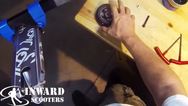 How to easily install your pro scooter rear axle with two scooter wheel spacers смотреть онлайн
