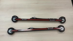 Комплект лыжероллеров Shamov 80 mm каучук с креплениями Shamov NNN