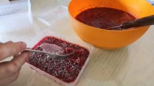 Как я делаю Клубничное? пюре? на зиму, без блендера и замораживаю!