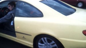 Peugeot 406 cupé 3.0 V6, start engine and sound exhaust