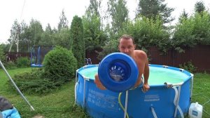 Как Чистить и Осветлить Воду! Каркасный бассейн BESTWAY или INTEX на даче, Личный Опыт