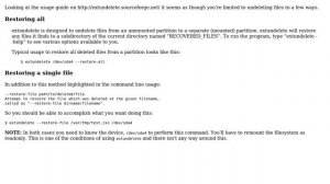 Unix & Linux: undelete a just deleted file on ext4 with extundelete (3 Solutions!!)