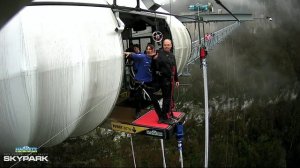Прыжок с 207 метров Банджи в СкайПарк Сочи. 207 metres Bungy Jump in SkyPark Sochi.