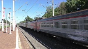 Электропоезд ЭД4М-0478 (ТЧ-7) скоростной пригородный поезд "РЭКС-экспресс" №7110 Москва - Раменское.