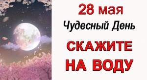 28 мая. Чудесный День - СКАЖИТЕ НА ВОДУ.