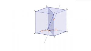 Построение сечения куба параллельного его диагонали. Решение задачи.