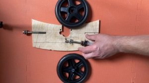Как сделать газонокосилку из триммера. Колёса для триммера / Making a lawn mower from a trimmer