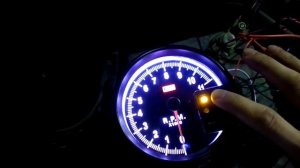 5" RPM 11000K Auto Tachometer 7 Color LED Тахометр в нексию.