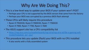 How To Flash the BIOS on an ASUS ROG Strix X670E-E Gaming WiFi Motherboard using BIOS FlashBack