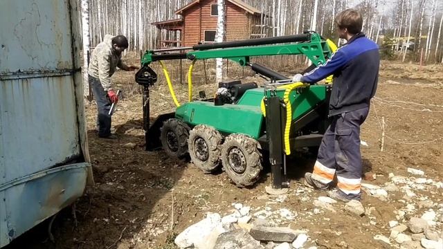 Начало строительства дома 8 на 4 с мансардой.