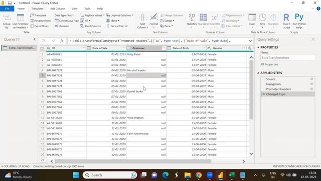 Fill and Replace Data in Power BI - Shiva Charan #datatransformation  #powerbitutorials #powerbi