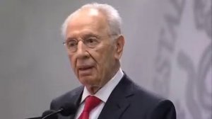 Informativo 40 noche, Visita Shimon Peres, 27 de noviembre del 2013