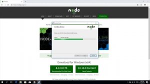 Installing npm & node on Windows 10