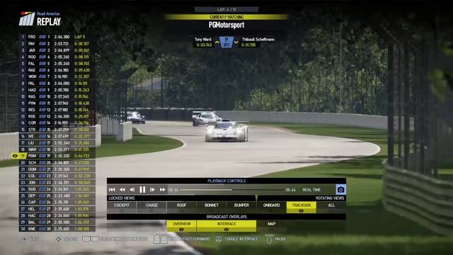 Project CARS 2 Test Race 21 Road America Porsche 911 GT-1 98 Broadcast