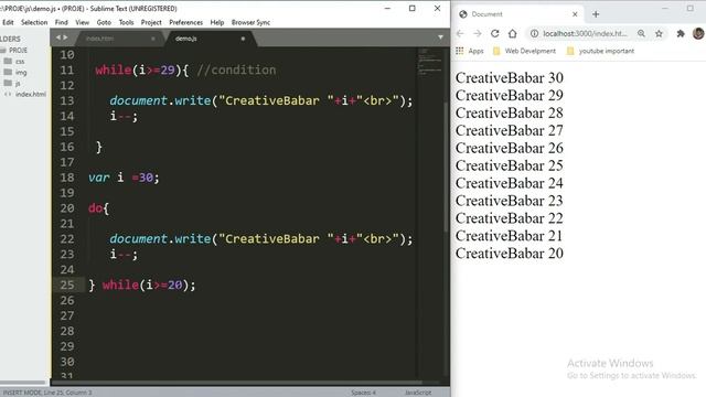 JavaScript Tutorial for Beginners - Loops