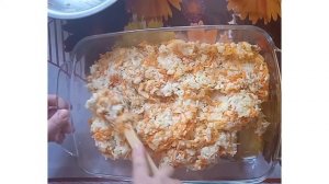 Очень вкусная, рисовая запеканка?