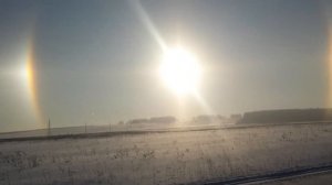 Три солнца. Паргелий в Пермском крае