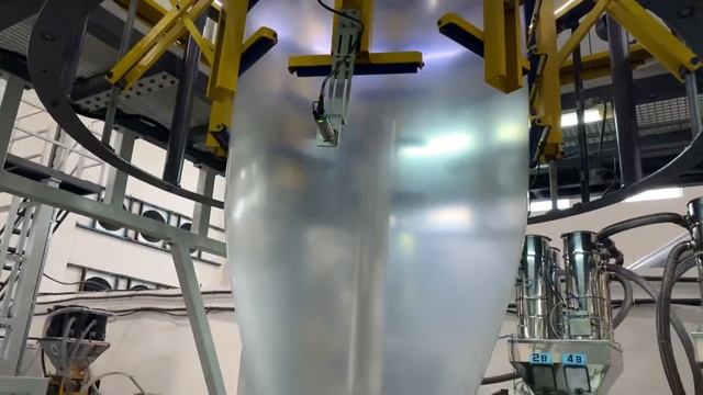 экструдер для производства многослойной полиэтиленовой пленки.ABC 1800 ATAC