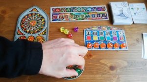 Настольная игра Саграда: Жизнь (соло-игра). Sagrada: Life. Solo playthrough.