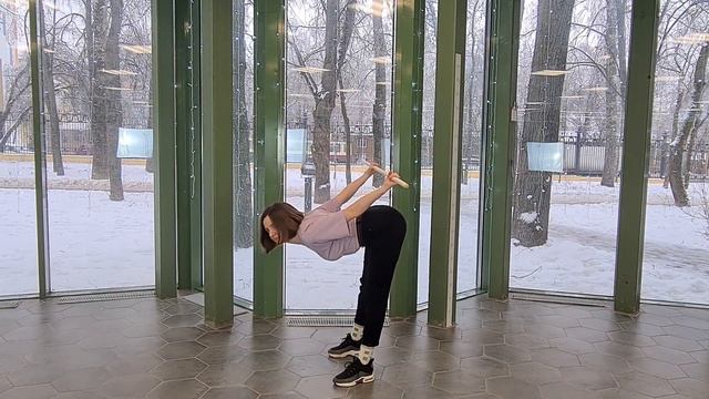 Упражнения с гимнастическими палками (комплекс №1)