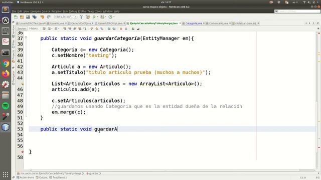 Clase 27 de Marzo. 6- Operaciones en Cascada: Merge y ManyToMany