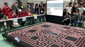 2019 Japan halfsize micromouse 1st prize- Fantom2nd fastest run, by 松井 祐樹
