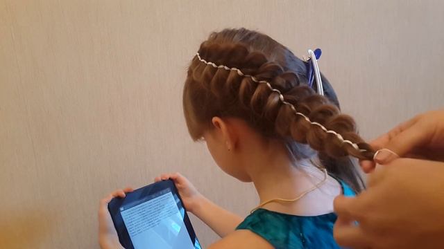 2 модные прически с косами на 1 сентября ♡ Прически на каждый день ♥ средние волосы