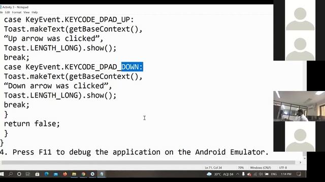 Android workshop conducted by MIIT