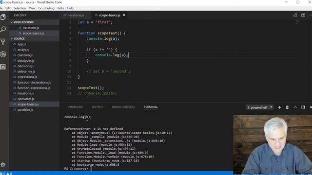 13 JavaScript Basics of Scope