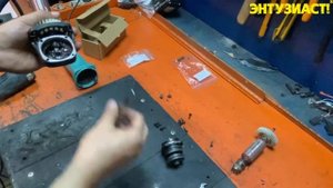 Ремонт угловой шлифовальной машины УШМ Sturm AG9012TE (сгорел ротор)