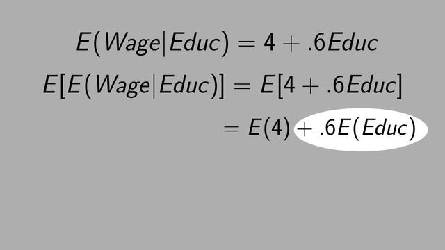 8.1) Law of Iterated Expectation смотреть онлайн