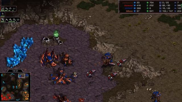 FIREBATHERO TEAM GAME PT v PZ on Fighting Spirit - StarCraft - Brood War REMASTERED смотреть онлайн