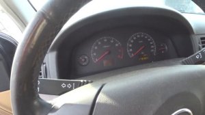 Opel vectra C как убрать ошибку датчика износа колодок