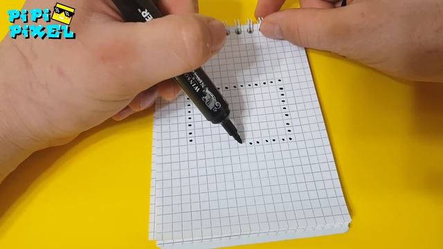 ОЧЕНЬ ЛЕГКО! МИНИ КОНВЕРТ РИСУЕМ ПО КЛЕТОЧКАМ !MINI CONVERT Very Easy!PIXEL ART HOW TO DRAW ! смотреть онлайн