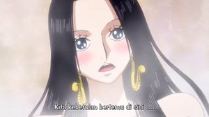 Naked Hancock with Luffy