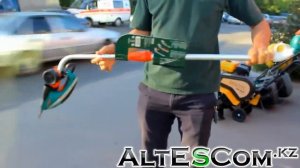 Bosch Isio Телескопическая штанга + Аккумуляторные ножницы для травы ISIO 3