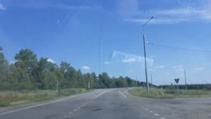 26.07.2020. Воронежская область, Новоусманский район. Дорога "Новая Усмань - Орлово".