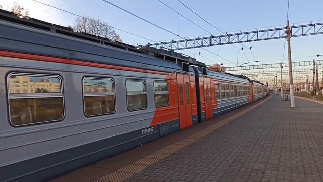 Павелецкое направление. Поездка в ЭД4М-0396, 2М62У-0128, ВЛ10У-874, ЭД4МК-0029, ЧМЭ3 смотреть онлайн