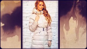 Бежевый пуховик с чем носить