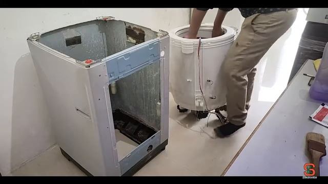 Washing Machine Drum Vibration Suspension Leveling