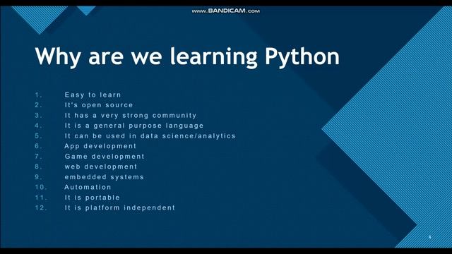 Python Basics to Advanced Day 01 | Basics in Python | #python #pythoncourse #pythonbasics