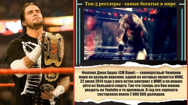 Топ 5 рестлеры - самые богатые в мире смотреть онлайн