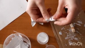 Котик в технике папье-маше