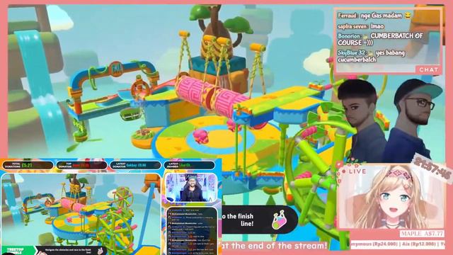 Velo City X Layla Alstroemeria Nijisanji ID talk about Marvel Movies while playing FALL GUYS смотреть онлайн