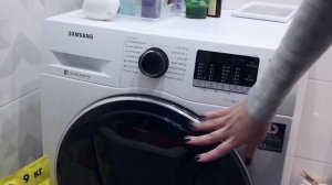 КАК СТИРАЕТ И СУШИТ ПОСТЕЛЬНОЕ БЕЛЬЕ МАШИНКА SAMSUNG WD80K5A10OW