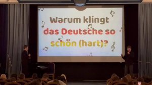 Warum klingt das Deutsche so schön (hart)