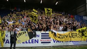 Lierse fans singing “You’ll never walk alone”