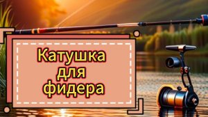 Как выбрать катушку и плетеный шнур для первого фидерного удилища новичку